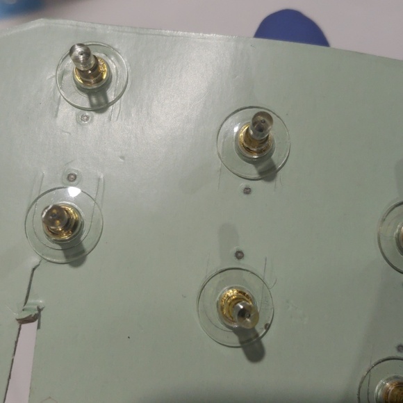 Gold-Tone Bee & Butterfly Stud Earrings Set  Nickel-Free Nature-Inspired Jewelry - Picture 10 of 10